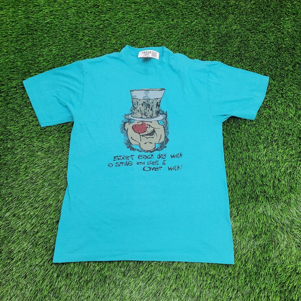 Vintage 80s Good-Morning Shirt Small 18x26 USA